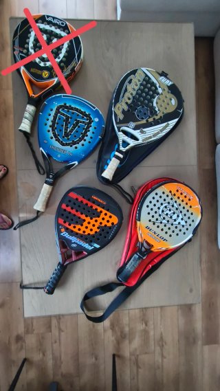 Lote 4 Palas de Pádel Vairo, Bullpadel, Dunlop
