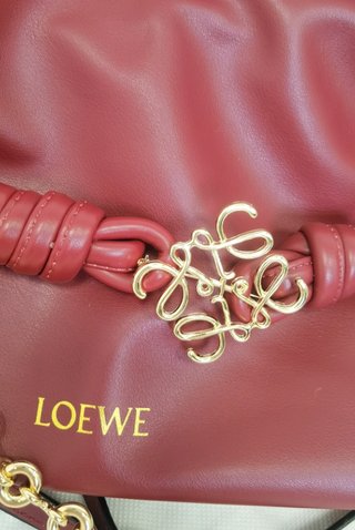 Bolso Loewe bandolera piel rojo