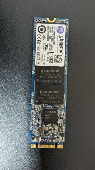 SSD Kingston 128GB NVMe M.2
