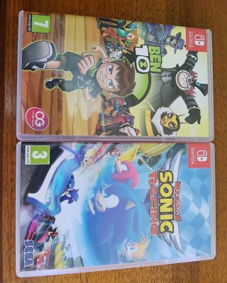 Juegos Nintendo Switch: Ben 10 y Sonic Racing