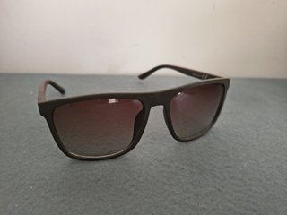 Occhiali da sole Emporio Armani neri/marroni