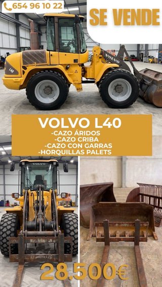 Volvo L40 Pala Cargadora
