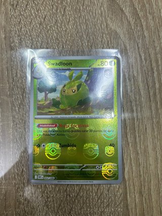 Carta Pokémon Swadloon 80 HP MasterBall