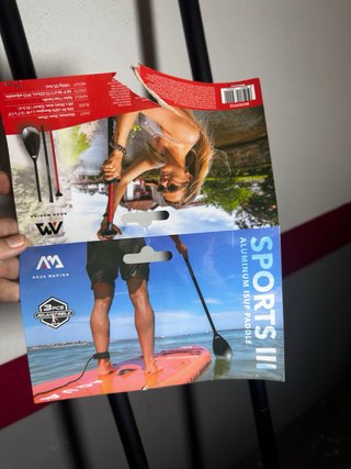 2 Palas SUP Aqua Marina Aluminio Paddel surf