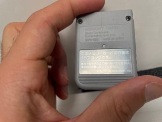 Memory Card Sony Playstation 1 Ps1 Originale Grigi