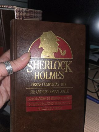 Cofre con 3 livros Sherlock Holmes
