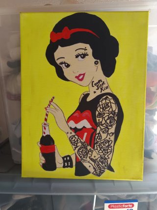Cuadro Blancanieves Tattoo
