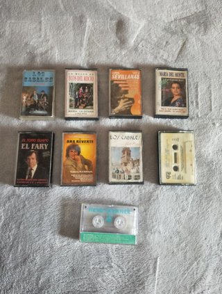 Cintas Tape Cassettes sevillanas flamenco antiguos