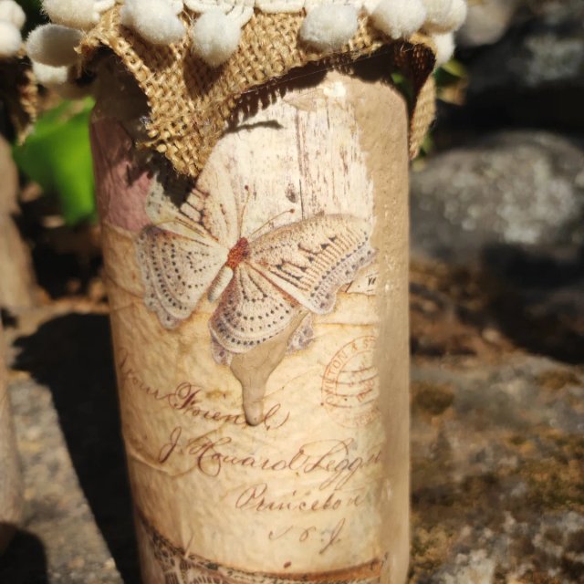 Set 3 jarrones decorativos vintage