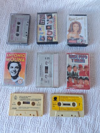 Cintas Tape Cassettes sevillanas flamenco antiguos