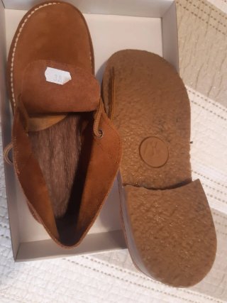 Botines Serraje Mujer Marrones