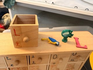 Caja de sonidos Montessori