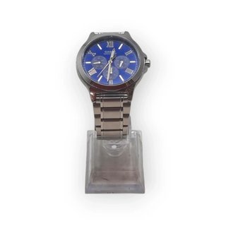RELOJ CASIO EDIFICE 5345 ESFERA NEGRA/ CORREA CUERO