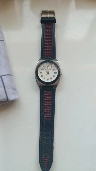 Reloj TIME FORCE Negro y Plateado