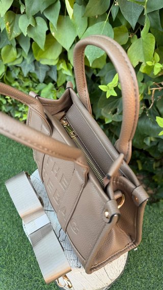 Bolso mujer marrón tote | Bolso de mano/bandolera