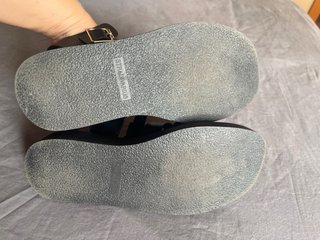 Cangrejeras Stradivarius Negras Talla 37