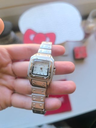 Reloj Eve Mon Cree Cuarzo Plata y Blanco