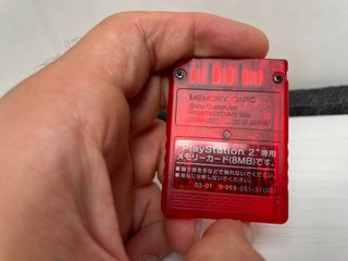Sony Playstation 2 Ps2 Memory Card Originale Crims