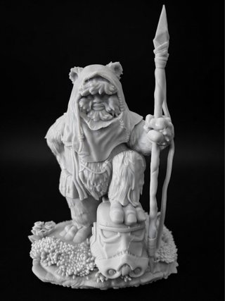 Figura Ewok Star Wars Resina Alta Calidad