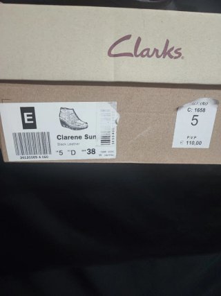 Botines Clarks Mujer Talla 38