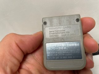 Memory Card Sony Playstation 1 Ps1 Originale Grigi