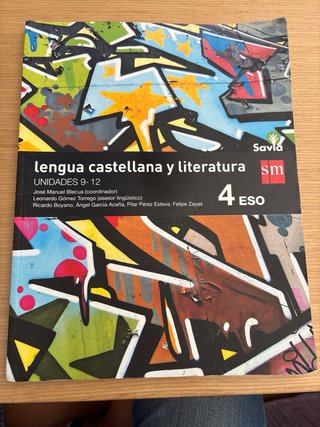 Libros de texto. Lengua castellana 4 ESO