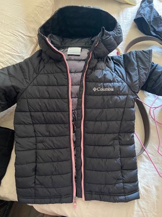 Chaqueta Columbia Negra Niña 6/7 años