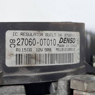 ALTERNADOR TOYOTA TOYOTA AURIS (E150) 2006-2012