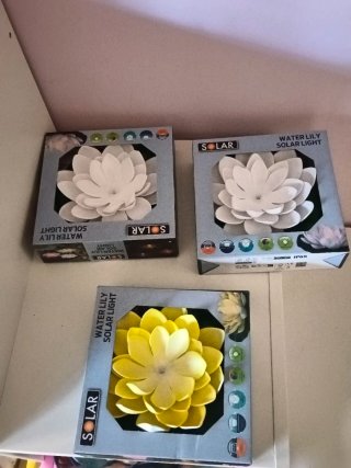 Luz solar flotante para piscina