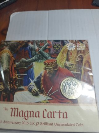 2 Libras Gran Bretaña 2015 Magna Carta