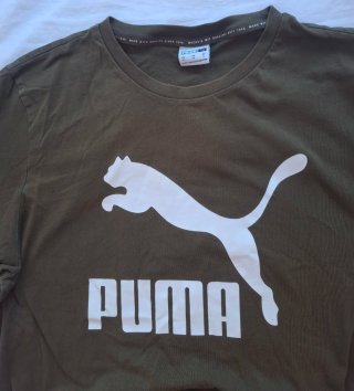 Camiseta PUMA marrón/caqui Talla G