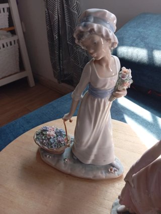 Figuras Lladro Niñas con Flores