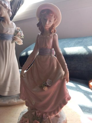 Figuras Lladro Niñas con Flores