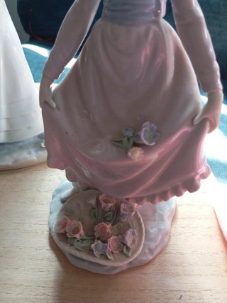 Figuras Lladro Niñas con Flores
