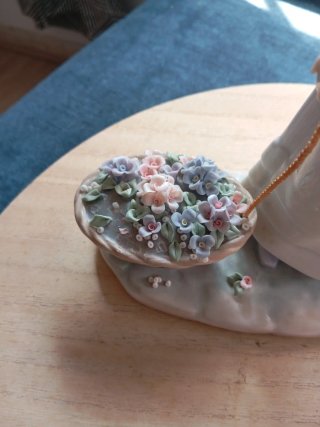 Figuras Lladro Niñas con Flores