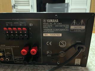 Amplificador Yamaha RX-V363 Negro