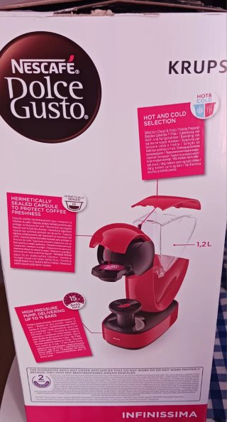 Cafetera Krups Infinissima Roja