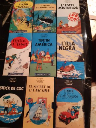 21 VHS Tintín en Catalán