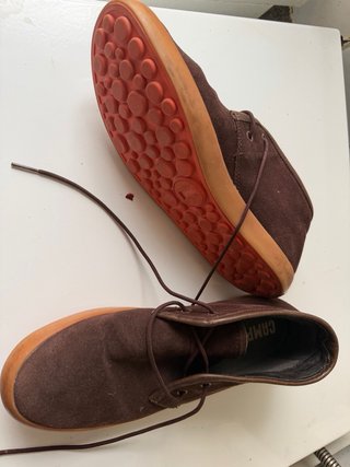 Botines de piel Camper marrones