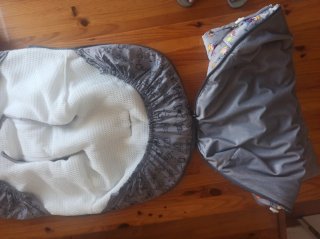 Saco para silla de bebé muy calentito