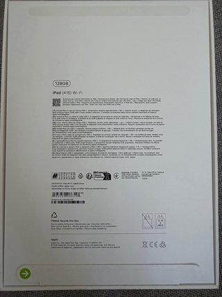 iPad 11’’ A16 128GB WiFi Plata