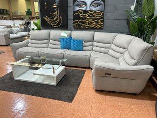 Sofá Rinconera Relax Beige/Gris
