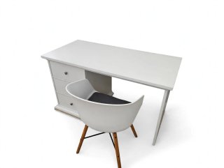 Escritorio madera y silla nórdica