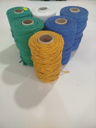 6 Rollos de Hilo para Macramé
