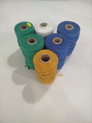 6 Rollos de Hilo para Macramé