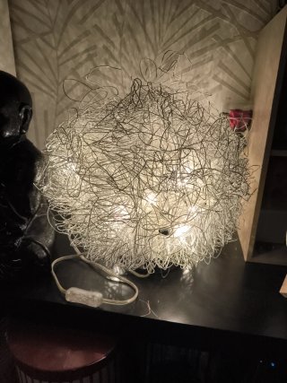 Lámpara de mesa diseño moderno Fisura