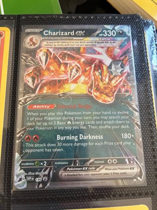 Carta Pokémon Charizard EX Tera 196 Promo