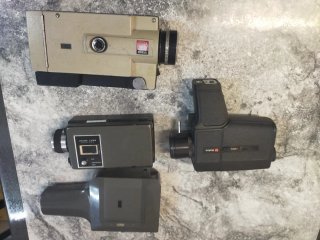 4 Cámaras de Video Halina y Kodak