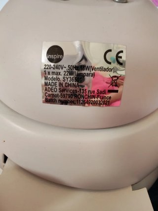 Ventilador de Techo LED Multicolor