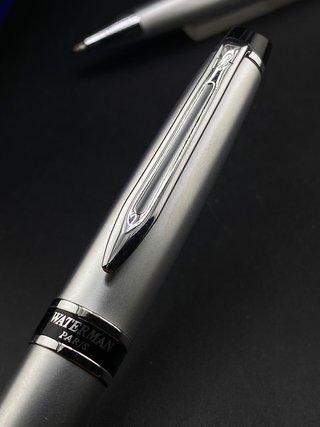Set de pluma y Bolígrafo Waterman Expert Silver